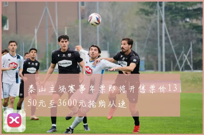泰山主场赛事年票即将开售票价1350元至3600元抢购从速